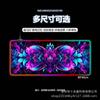 Alfombrilla de ratón RGB para ordenador resistente a la suciedad y al desgaste, alfombrilla de ratón luminosa genial de venta caliente transfronteriza, almohadilla de etiqueta antideslizante, almohadilla para teclado de oficina