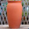 Pote Grande Queimado de Vegetais de Cerâmica Vermelha Vintage Feito à Mão Vaso de Flores Carnudas Cerâmica Grossa Pote Grande de Rosa Cerâmica Vaso Alto para Plantas Verdes Bougainvillea