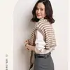 Nuevo Color de Primavera y Otoño Combinado Rayas 100% Cachemir Multifuncional Chal Tejido para Mujer para Habitación con Aire Acondicionado Interior