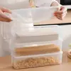 Recipiente para Macarrão Espaguete de Cozinha Caixa Organizadora Doméstica para Conservação de Cereais com Tampa Caixa de Espaguete Recipiente de Alimentos para Cozinha