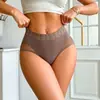 Calcinha Feminina de Renda Vazada Esportiva Peach Butt com Letra e Aba Larga Transfronteiriça Temu Amazon Xiyin Europeia e Americana