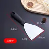 Espátula para utensilios de cocina al por mayor espátula de acero inoxidable espátula para teppanyaki espátula de cocina herramienta para bistec y barbacoa fábrica en stock