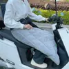 Nova Saia Corta-Vento para Inverno, Capa Térmica Elétrica para Patinete, Avental Aquecedor de Pernas à Prova de Frio, Espessada para Proteção contra o Frio