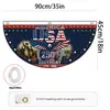 Producto de gran venta transfronteriza: Bandera Abanico Americana del 250º Día de la Independencia, Bandera Semicircular, Decoración para Jardín Exterior, Bandera de Poliéster