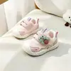 Doble Red 22-26 Zapatos para Bebé Antideslizantes Bebé Pequeño 1-3 Años Niña Bebé Zapatos para Niños Pequeños Zapatos de Suela Suave Zapatos Transpirables para Bebé