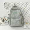 Mochila com Estampa de Urso Fofa, Grande Capacidade, Mochila Casual de Alta Qualidade, Mochila Escolar Tendência para Casal de Estudantes Universitários, Masculino