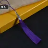 Chapéu Pontudo com Borla de 12cm de Comprimento com Design de Cauda de Fênix Oca, Pingente de Acessório para Roupas Tradicionais Chinesas