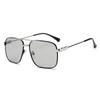 Defeng 030 gafas de sol polarizadas de doble puente montura grande para hombre gafas de sol para conducir metal transfronterizo