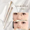 Pincel Sombra para Nariz em Forma de Foice, Meio Leque Angulado para Esfumar Iluminador, Pincel Pequeno Lateral para Sombra Contorno, Pincel de Maquiagem para Iniciantes Cangzhou