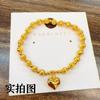Pulsera de Cuentas Redondas de Lujo Ligero de Alta Gama para Mujer Regalo para Novia