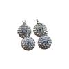 Colgante de resina ligera y rica, bola de diamante de alta calidad, accesorios para collar, pendientes, accesorios para colgantes, fabricantes de accesorios al contado