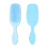 Nuevo Peine Masajeador Suave para el Cabello Transfronterizo Huiyun Macarrón Amazon Sin Nudos Cuero Cabelludo Mango Largo Simple Peine Tt
