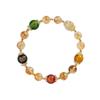 Pulsera de Cristal Amarillo del Año de la Serpiente Original de Este Año de Vida Serie Explosiones del Templo Pulsera de Piedra Ojo de Tigre Dios de la Riqueza de Cinco Vías