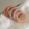 Diadema para el pelo tipo cable de teléfono de alta gama para mujer, nuevo modelo 2026, alta elasticidad, duradera, banda de goma para el pelo, accesorio para el pelo