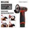 Amoladora angular de batería de litio de 12V/3 pulgadas, mini, pequeña, para uso doméstico, manual, máquina de corte, rueda de pulido y rectificado