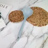 Colher de Palha de Trigo para Uso Doméstico, Colher Grande para Sopa, Colher de Arroz, Colher para Mingau, Colher para Panela Quente com Cabo Longo, Resistente a Quedas e Altas Temperaturas, Utensílio de Cozinha