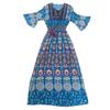 Vestido Estilo Étnico Verão Novo Estilo Yunnan Lijiang Xinjiang Qinghai Sanya Tailândia Estilo Étnico Vestido de Praia Turístico