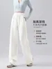 Pantalones Sueltos de Pierna Ancha para Mujer, Otoño 2026, Pantalones Negros Casuales Adelgazantes, Pantalones Rectos de Talla Grande