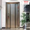 Puerta de Entrada Moderna de Aleación de Aluminio, Puerta Antirrobo para Villa de Estilo Moderno Simple, Puerta de Entrada de Acero Inoxidable de Doble Hoja, Puerta Antirrobo