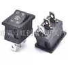 Kcd1 15X21 Três Pinos Três Velocidades Preto Formato de Barco Interruptor Parada Manual Automático Interruptor de Energia