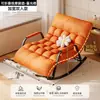 Sillón mecedora reclinable para adultos, nuevo sofá perezoso plegable para dormir, adecuado para balcón y uso en el hogar, silla de siesta de ocio para adultos