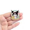 Broche de Aleación de Dibujos Animados Sanrio Kuromi Cinnamoroll Insignia de Metal Accesorios para Estudiantes Estilo Lindo Personaje de Dibujos Animados