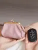 Nuevo monedero de clip retro creativo mini bolsillo de almacenamiento bolsa dorada monedero estilo japonés bolsa portátil para guardar monedas