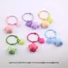 Novo Chaveiro Pingente Estrela em Forma de Coração Colorido Gelatina Acessórios de Joias Artesanais DIY