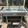 Fregadero de Lavandería de Piedra de Cuarzo con Tabla de Lavar para Uso en Interiores y Exteriores, Adecuado para Balcones y Patios de Hogar, Lavabo de Lavandería de Mármol con Fregadero y Lavabo Integrados