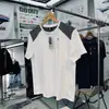 Camiseta Masculina e Feminina de Manga Curta 7A Antimicrobiana, Absorvente de Suor, Proteção Solar UPF50+, Secagem Rápida, Estilo Montanha para Exterior, Color Blocking