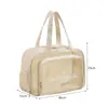Runhui pedidos pequeños hechos a medida productos impresos listos para usar, pedido mínimo 50 piezas, bolsa de playa transparente, neceser impermeable, bolsa de separación seca y húmeda