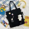 Bolso de Lona Ins para Estudiante Estilo Coreano Bolso Cruzado de Moda Bolso de Hombro de Gran Capacidad Bolso para Tutoría Mochila