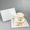 Fábrica de base para bolo atacado bandeja de papel para bolo de aniversário bandeja para assar bolo base para bolo retangular padrão folha de bordo