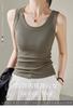Colete Quente de Veludo Fino com Ombros Largos para Outono e Inverno para Mulheres, Nova Blusa Térmica de Manga Longa para Mulheres, Pode Ser Usada por Dentro ou por Fora