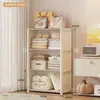 Armario de Almacenamiento de Ropa para Dormitorio, Uso en Casa, Viviendas de Alquiler, Armario de Tela de Ensamblaje Sencillo, Estante de Almacenamiento Transparente a Prueba de Polvo, Armario