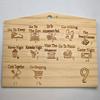 Dados de Haya de 12 Caras Dados Educativos Casuales Dados de Madera para Pareja de San Valentín Dados Poliédricos en Stock