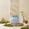 Bolso de Cubo de Mano para Mujer, Nuevo Estilo Primavera 2026, Bolso de Hombro Bordado Estilo Chino Nuevo, Bolso Cruzado de Nicho Simple de Alto Valor