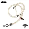 Lanyard Popular para Teléfono Móvil de Muñeca 6mm Fuerte para Colgar en el Cuello Cruzado Ajustable Exterior Montañismo Cuerda Trenzada Anti-Pérdida Color Pistola