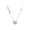 Collar con Corazón y Latido para Niñas 2024 Nuevo Explosivo Diseño de Nicho Cadena Ligera de Lujo para la Clavícula Regalo de Cumpleaños para Novia