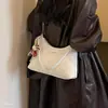 Bolsa Transversal Casual Popular Novo Estilo Sob o Braço Simples Design 2026 Para o Trabalho Nicho Temperamento Feminino Ombro Único Moda