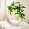 Impresión 3D simulación piedra de agua banyan decoración moderna para el hogar restaurante con flor anestesia forma de madera arreglo floral paisajismo planta verde artificial