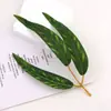 Planta Artificial Hojas de Eucalipto, Hojas de Sauce de Tres Puntas, Accesorios, Decoración de Flor de Navidad, Materiales para Manualidades, Decoración de Caja de Regalo, Plantas Verdes Simuladas