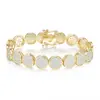 Pulsera de Plata 925 con Moissanita Incrustada de Diamante Completo, Estilo Hip-Hop Europeo y Americano, Moda de Lujo Ligero, Artículo Popular, Unisex