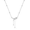 Collar de perlas con diseño romántico de estrellas y borlas de perlas, temperamento de alto nicho, cadena de clavícula 2024, nuevo