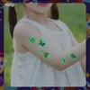 Pegatinas de Tatuaje de Circo Luminosas para Hombres y Mujeres Impermeables y de Larga Duración Juguetes de Pegatinas para Brazos de Niños Piel Natural