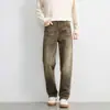 Jeans Rectos Lavados y Desgastados Otoño/Invierno 2026 para Hombre, Pantalones Largos Retro Americano, Ropa Casual para Viajar y Trabajar de Hombre, Guangzhou Xintang