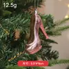 Novos enfeites de árvore de Natal, pingentes de decoração de Natal, decorações de festa, decoração de cena de homem de gengibre de alta qualidade galvanizado