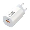 Adequado para Head de Carregamento Rápido para Celular Apple 17Pro Cabeça de Carregamento de Nitreto de Gálio Pd30Wa+C Carregador Certificado Padrão Europeu