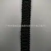 En stock al por mayor 1.2CM Estilo Coco Chanel hilo dorado y plateado cinta tejida en forma de 8 encaje escote de ropa puños tapeta accesorios de ropa
