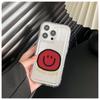 Capa de celular Apple 16promax Red Smiley para iPhone 15 Absorção de choque Anti-queda 14 Capa macia transparente 13